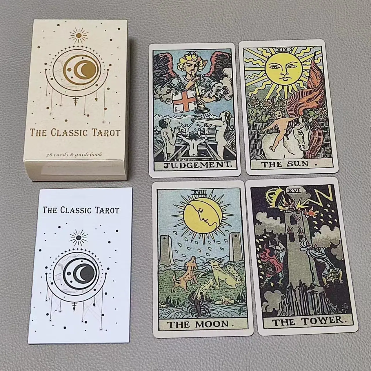 Tarot Deck With Guidebook - 초보자용 가이드북 포함 클래식 타로 78
