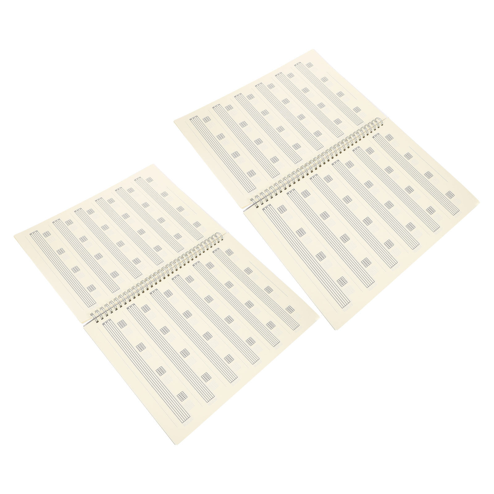 Blank Sheet Music Notebook - 2개 세트, 6현 기타 태블러트 노트,