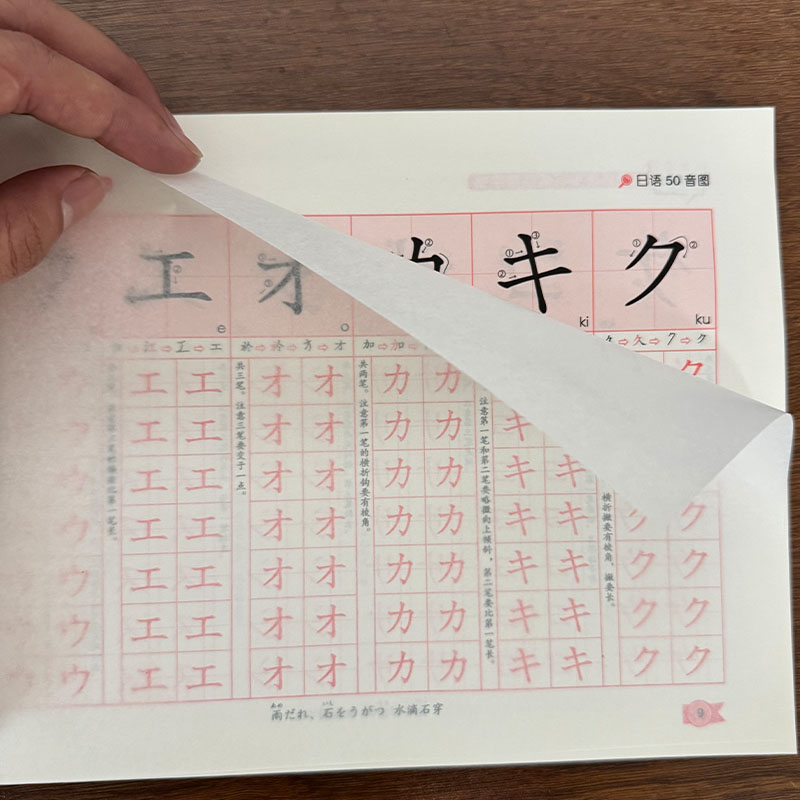 Chinese Calligraphy Practice Book - 제로 초급 일본어 히라가나 카타카나 카피북,