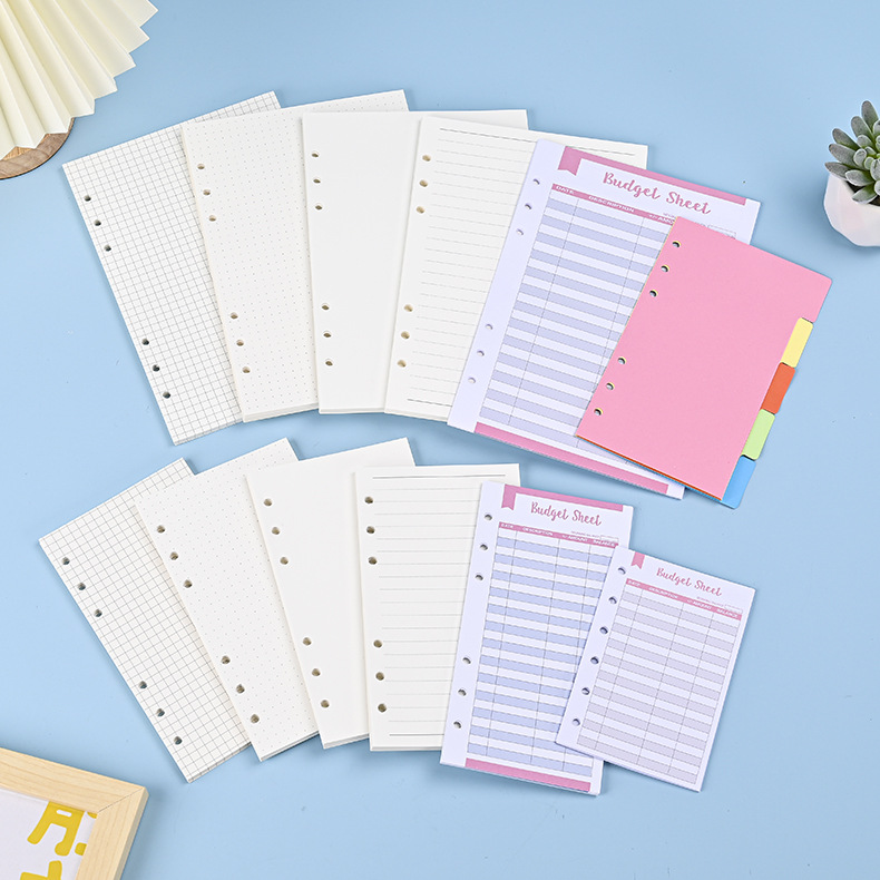 A6 A5 루스 리프 노트 리필 나선형 바인더 내부 페 - A5 Spiral Dotted Grid Notebook 리뷰 및 가격