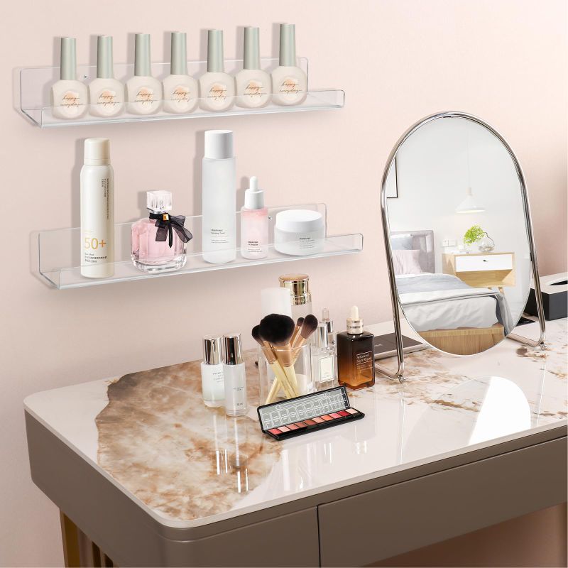 1-5개 30cm 벽걸이형 아크릴 선반 U자형 투명 디 - Clear Acrylic Book Stand Holder 리뷰 및 가격
