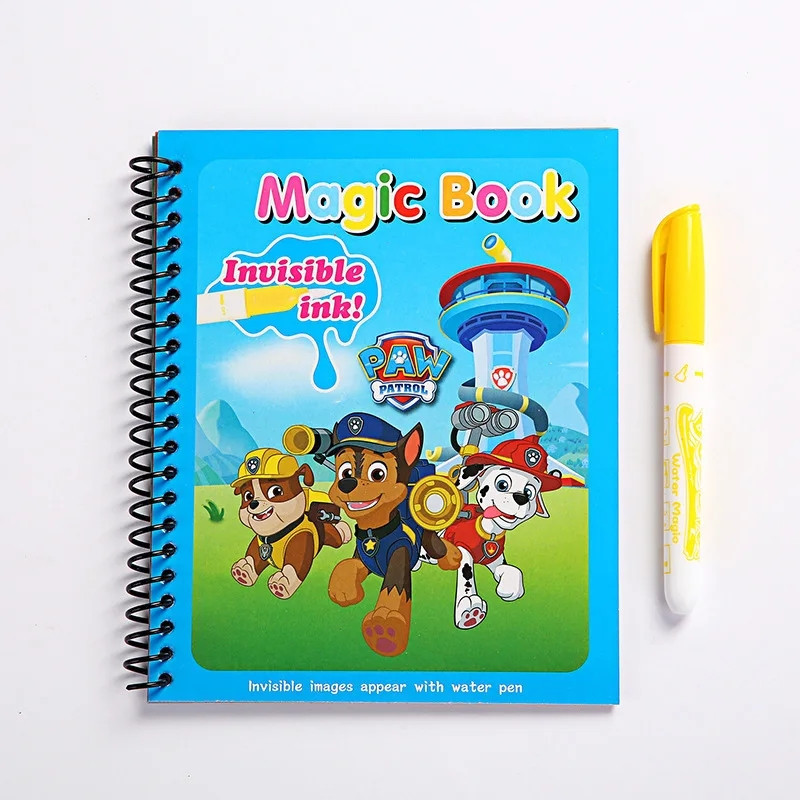 파트롤 팀의 재사용 가능한 마법 물 그림 그리기 색칠  - Reusable Water Magic Coloring Book 리뷰 및 가격